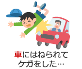 車にはねられてケガをした・・・